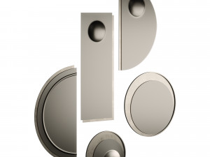 Fendi Casa Domino Luxury Mirror 3Dモデル