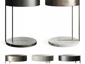 Meridiani Ralf 床头柜，Andrea Parisio 设计 3D 模型