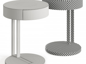 Meridiani Ralf Night Table by Andrea Parisio 3D Model