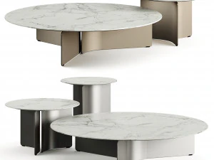 Giulio Marelli Wave 20232 Coffee Table 3D Model