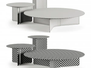 Giulio Marelli Wave 20232 Coffee Table 3D Model