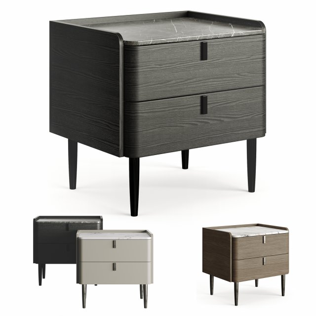 Light Luxury Marble Bedside GG41 Modèle 3D .c4d .max .obj .3ds .fbx .stl .blend 