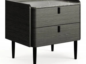 Light Luxury Marble Bedside GG41 3D Model