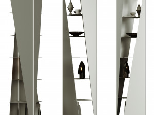 Cattelan Italia Rocket Bookcase 3D Model