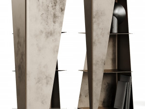 Cattelan Italia Rocket Bookcase Model 3D