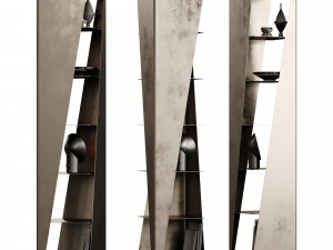 Cattelan Italia Rocket Bookcase Model 3D