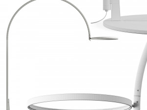 Cattelan Italia Arx Arched Floor Lamp 3D Model