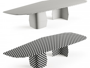 Cattelan Italia Senator Dinner Table Modelo 3D
