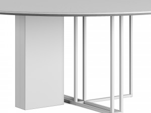 Meridiani Plinto Circle Table 180 cm by Andrea Parisio Modello 3D