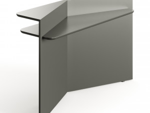 Gallotti Radice Hanami Lacquer Wood Console Model 3D