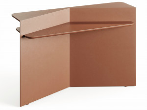 Gallotti Radice Hanami Lacquer Wood Console Model 3D