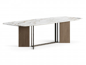 Meridiani Plinto Rectangle Table 280 cm by Andrea Parisio Modèle 3D