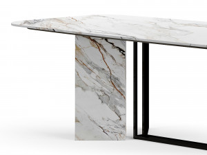 Meridiani Plinto Rectangle Table 280 cm by Andrea Parisio Modèle 3D