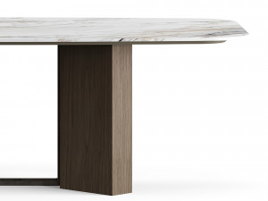 Meridiani Plinto Rectangle Table 280 cm by Andrea Parisio Modèle 3D
