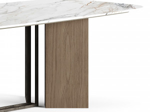 Meridiani Plinto Rectangle Table 280 cm by Andrea Parisio Modèle 3D