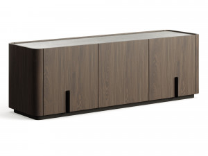 Liu Jo Caillou High Floor Cupboard with Plinth 3D Модель