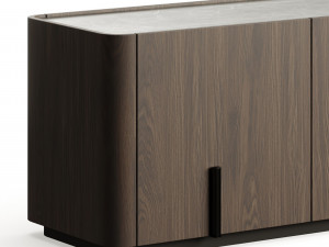 Liu Jo Caillou High Floor Cupboard with Plinth 3D Модель