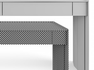 Gallotti Radice Athus Wood Console Modelo 3D