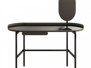 Calligaris Madame Beautiful Table with Mirror 3D Model