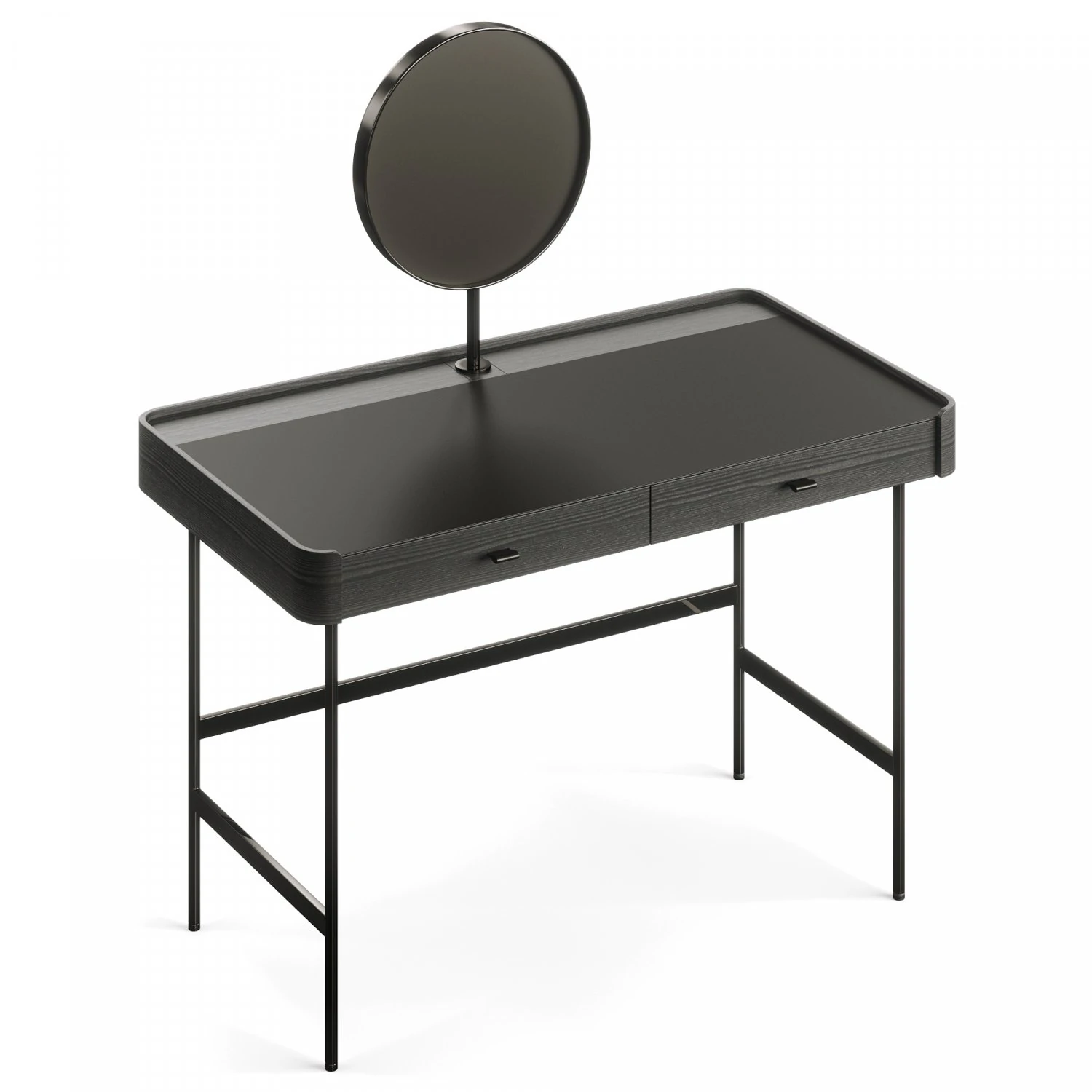Porado Dafto 20231 Dressing Table 3D Model .c4d .max .obj .3ds .fbx .stl .blend 