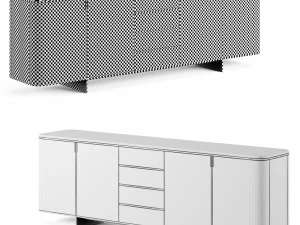 LASKASAS DEAN SIDEBOARD 3D Model