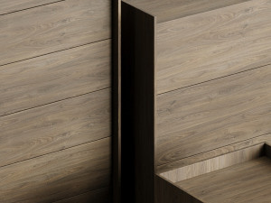 Laskasas Endy Tallboy Chest of Drawers 3D Модель
