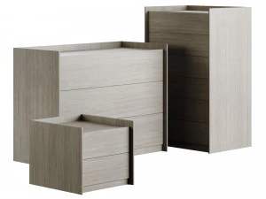 Laskasas Endy Tallboy Chest of Drawers 3D Model