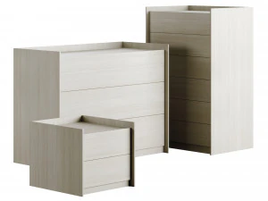 Laskasas Endy Tallboy Chest of Drawers 3D Model