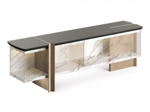 Enne Foil Sideboard 3D Model