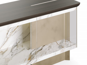 Enne Foil Sideboard 3D Model