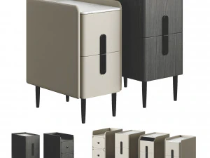 Ultra-Narrow Bedside Tables Aliexpress 25 cm 3D Model