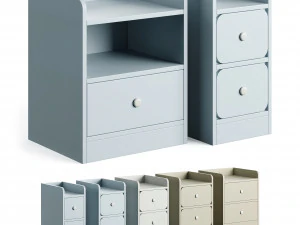 नॉर्डिक CTG002504 नाइट टेबल 3D मॉडल