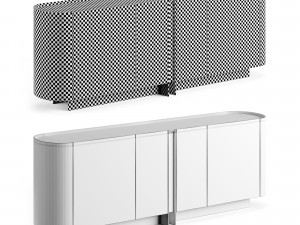 Cattelan Italia Dynasty Sideboard 3D Модель