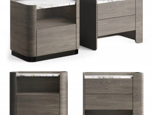 Тумбочка Echo Wood LuxLucia Casa 3D Модель