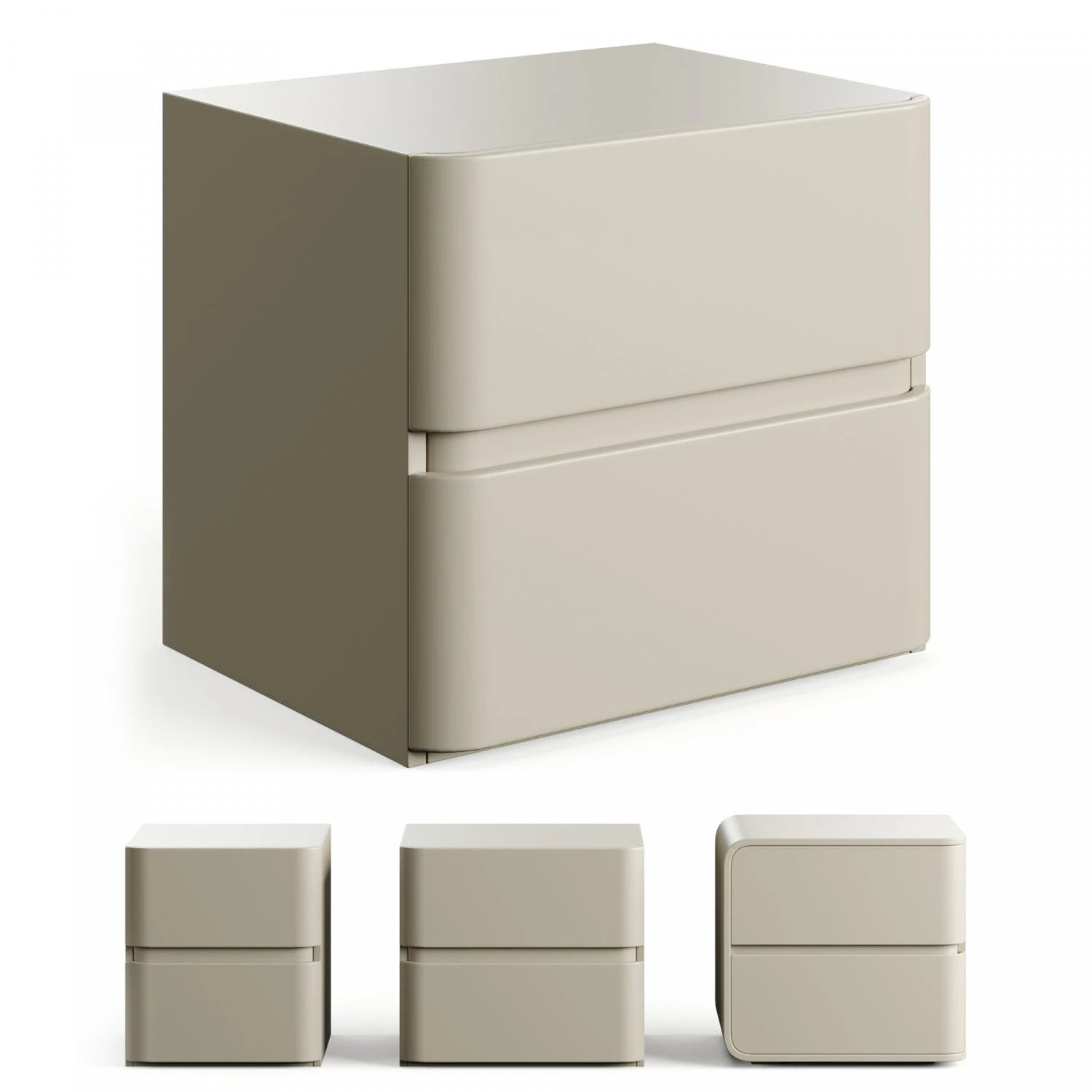 Nordic White Тумбочка Aliexpress Furniture 3D Модель .c4d .max .obj .3ds .fbx .stl .blend 