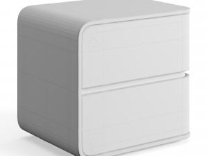 Nordic White Bedside Table Aliexpress Furniture 3Dモデル