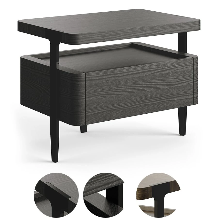 TURRI DOMUS BEDSIDE TABLE By Matteo Nunziati 3D Model .c4d .max .obj .3ds .fbx .stl .blend 
