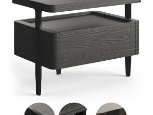 TURRI DOMUS BEDSIDE TABLE By Matteo Nunziati 3D 모델