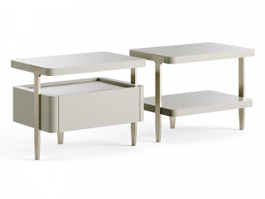 TURRI DOMUS BEDSIDE TABLE By Matteo Nunziati Modello 3D