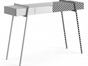 Duoo Zegen Writing Desk Console table Modello 3D