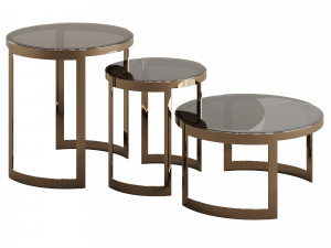 ENDI ANYA GLASS COFFEE TABLE Modelo 3D