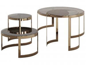 ENDI ANYA GLASS COFFEE TABLE Modelo 3D