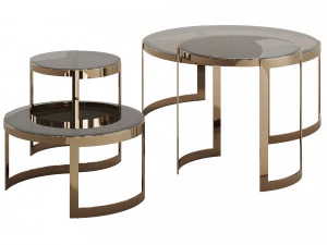 ENDI ANYA GLASS COFFEE TABLE 3D Model