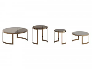 ENDI ANYA GLASS COFFEE TABLE 3D Model