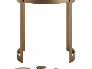 ENDI ANYA GLASS COFFEE TABLE 3D Model