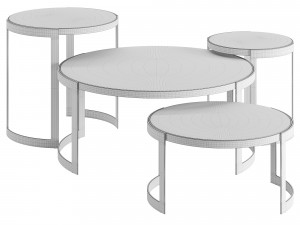 ENDI ANYA GLASS COFFEE TABLE Modelo 3D