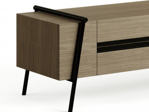 Duoo Zegen TV Mobile Drawers Unit 3D मॉडल