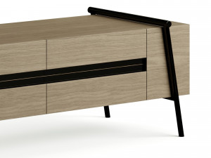 Duoo Zegen TV Mobile Drawers Unit 3D मॉडल