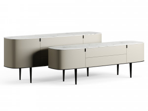Poliform Italy Symphone Collection Drawers 3D Model