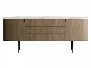 Poliform Italy Symphone Collection Drawers 3D Model